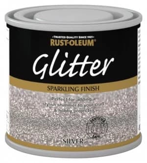 Rust-Oleum Glitter Special Effect Paint 125ml - Silver