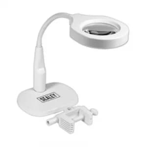 Dimmable Dual Mounting Magnifying Work Light 230V 45 SMD LED