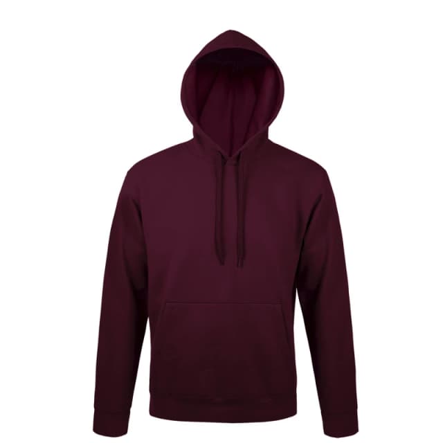 SOL'S Mens Snake Hooded Sweatshirt Hoodie in Burgundy Size: Small Burgundy Male S