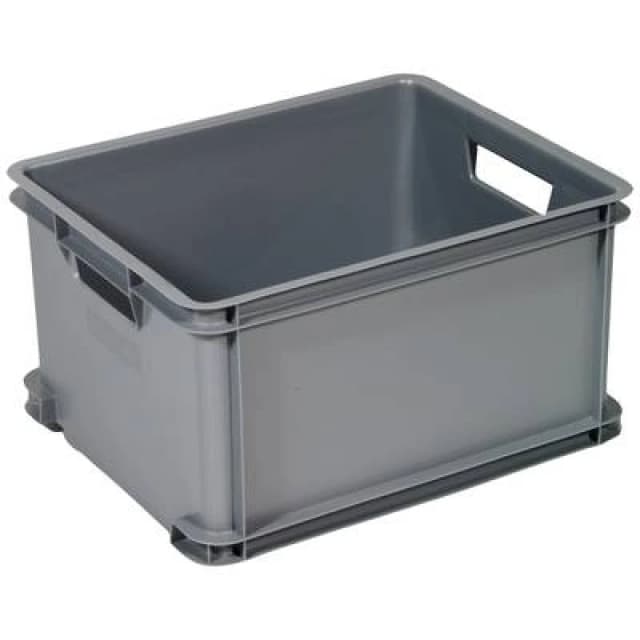 Curver Curver 156011 Storage box Unibox Classic L Stackable (W x H x D) 430 x 235 x 350 mm Silver 156011