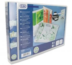 Elba Panorama Pres Binder A3 4d 30mm Wht