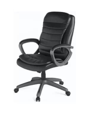 Alphason Mayfield Office Chair Black Leather