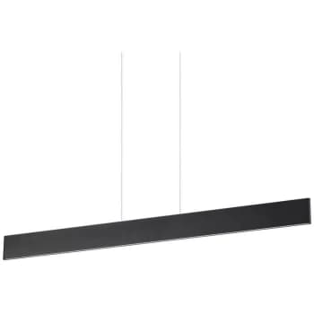 Ideal Lux DESK - Integrated LED Linear Ceiling Pendant Lamp 1 Light Black 3000K