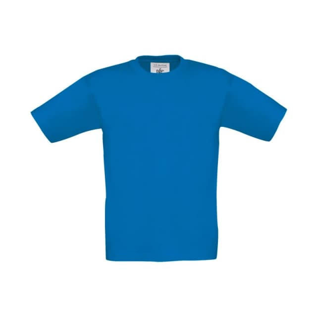 B&C Exact 190 T-Shirt in Royal Size: 3-4 Years Royal Unisex 3-4 Years
