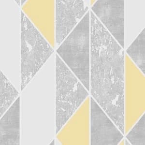 Graham & Brown Superfresco Colours Milan Geo Wallpaper - Yellow