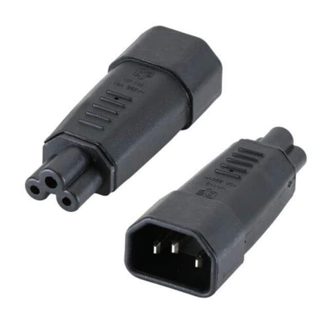 Cablenet Cablenet IEC Male C14 - Clover Leaf C5 Adaptor PW-2951