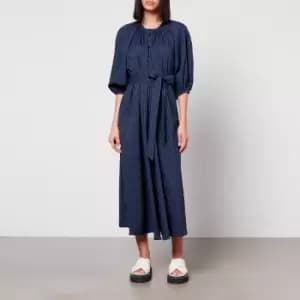 Aligne Hibiscus Seersucker Midi Dress - EU 36/UK 8