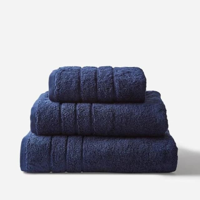 Allure Bath Fashions Hotel Luxury Heavweight Bath Towel in Navy Size: Bath Sheet Navy Unisex Bath Sheet