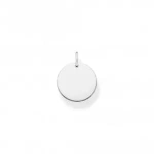 Sterling Silver Disc Pendant PE923-001-21