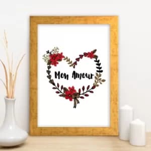 AC3706028126 Multicolor Decorative Framed MDF Painting