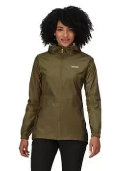Regatta Womens Pack-it Jacket Iii - Olive Size 10, Women