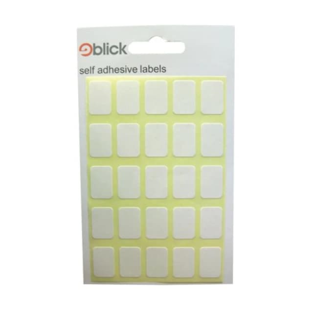 Blick Self Adhesive Labels 12x18mm - White (3500 Pack) RS002758