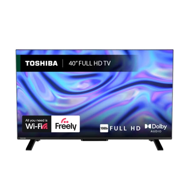 Toshiba 40LV2553DB 40 Full HD Smart LED TV with HDR10 Dolby Audio & Freely Streaming 40LV2553DB Black