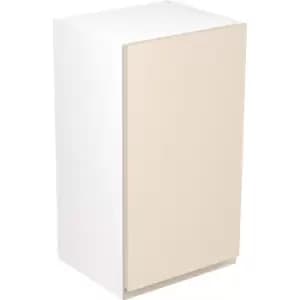 Kitchen Kit Flatpack J-Pull Kitchen Cabinet Wall Unit Super Gloss 400mm in Cashmere MFC