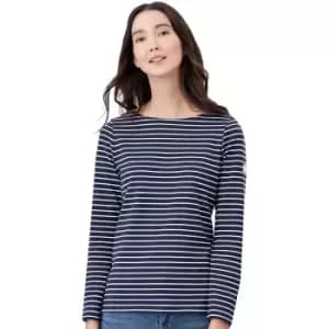 Joules Womens Harbour Classic Boat Neck Long Sleeve Top UK 12- Bust 37' (94cm)