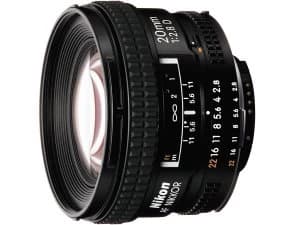 AF 20mm f/2.8D Lens