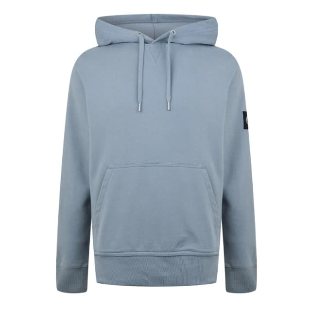 Calvin Klein Jeans Monogram Badge Hoodie Overcast Grey male S