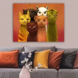 315384488_70100 Multicolor Decorative Canvas Painting