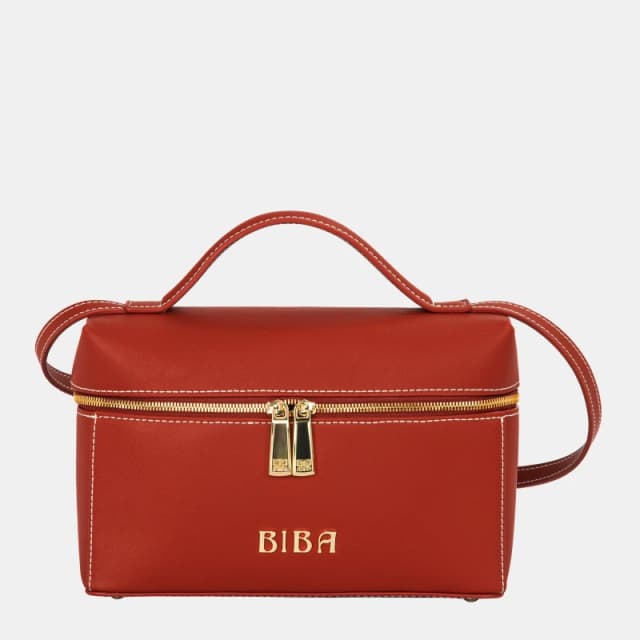 Biba Leather Chloe Orange female One Size
