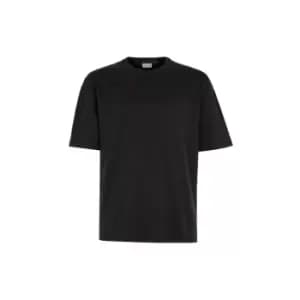 CALVIN KLEIN Comfort Debossed Logo T-Shirt - Black