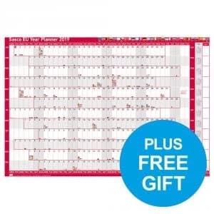 Sasco 2019 Mounted EU Year Planner Landscape 2401938