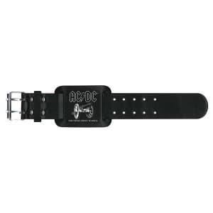 AC/DC - For Those About To Rock Leather Wrist Strap