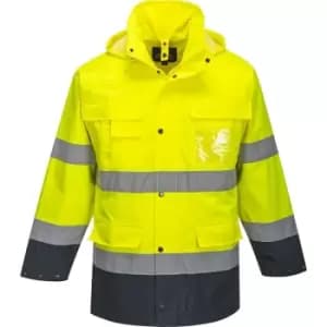 Portwest S162YNRXL - sz XL Hi-Vis Lite 3 in 1 Jacket - Yellow/Navy - Yellow/Navy