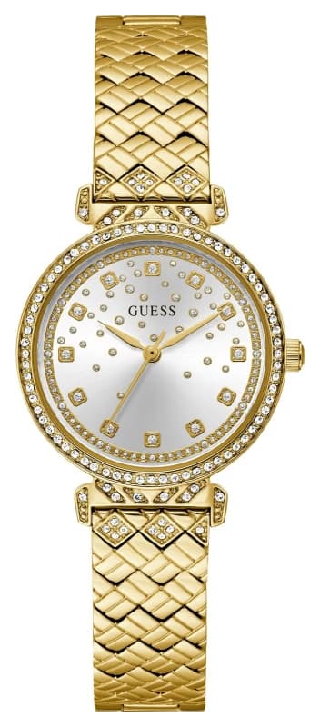 Guess GW0763L2 Womens ENCHANTMENT (32mm) Silver Dial / Gold Watch