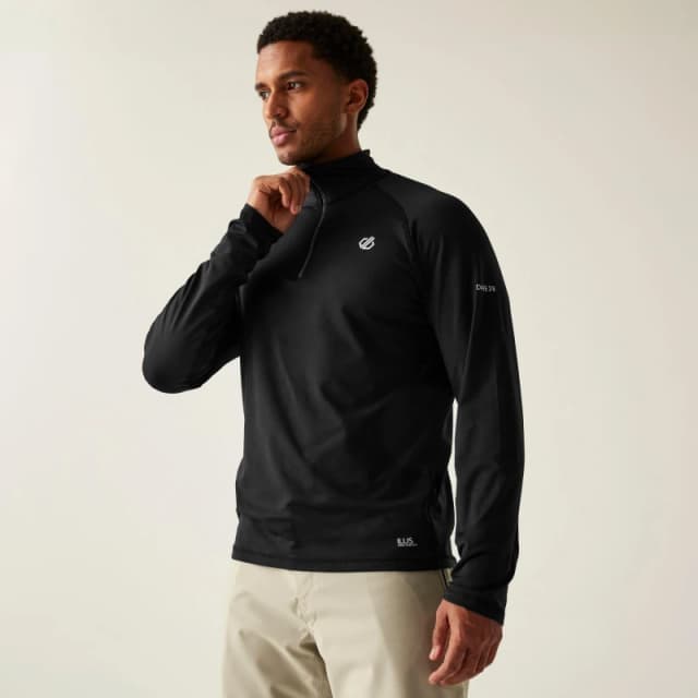 Dare 2b Dare 2b Men 'Fuse Up II' Active Stretch Fleece in Charcoal Size: 3X-Large Charcoal XXXL Male 5057538050170