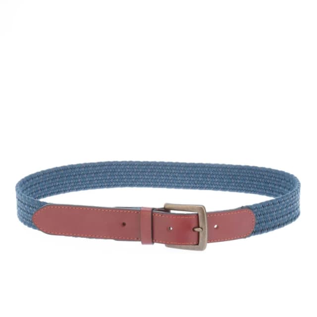 Ted Baker Galan Leather Woven Belt - Blue Blue M - L