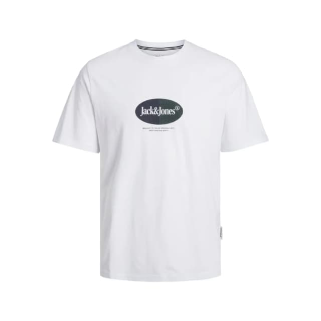 jack & jones T-Shirt Jack & Jones Crew Jordalston Branding Blanc Male L