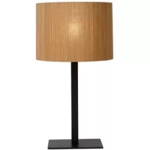 Lucide MAGIUS - Table Lamp - Ø28cm - 1xE27 - Light Wood