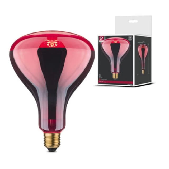 Paulmann Incandescent Lamp Infrared E27 230V 110Lm 250W 1000K Dimmable Red