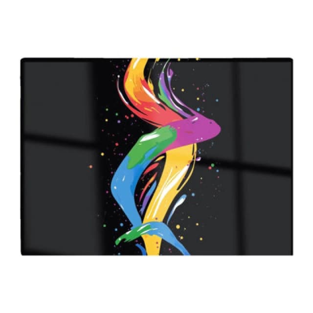Warren Reed Designer Vibrant Flow: Abstract Pride Fish Chopping Board