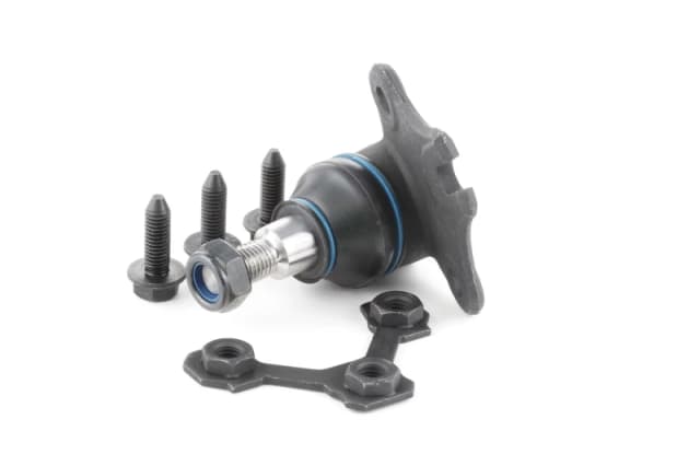 RIDEX 2462S0078 Ball joint Front axle both sides, with fastening material Support-/Steering Link (2462)