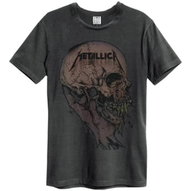 Amplified Amplified Men Sad But True Metallica T-Shirt in Charcoal Size: X-Small Charcoal XS Male 5063750876566