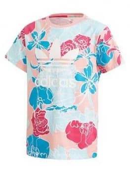 Boys, adidas Childrens Tee - Multi, Size 11-12 Years