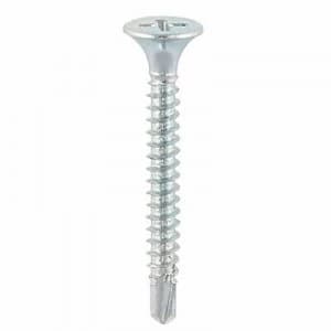 Countersunk Self Drilling Light Section Steel Screws 5.5mm 85mm Pack of 100