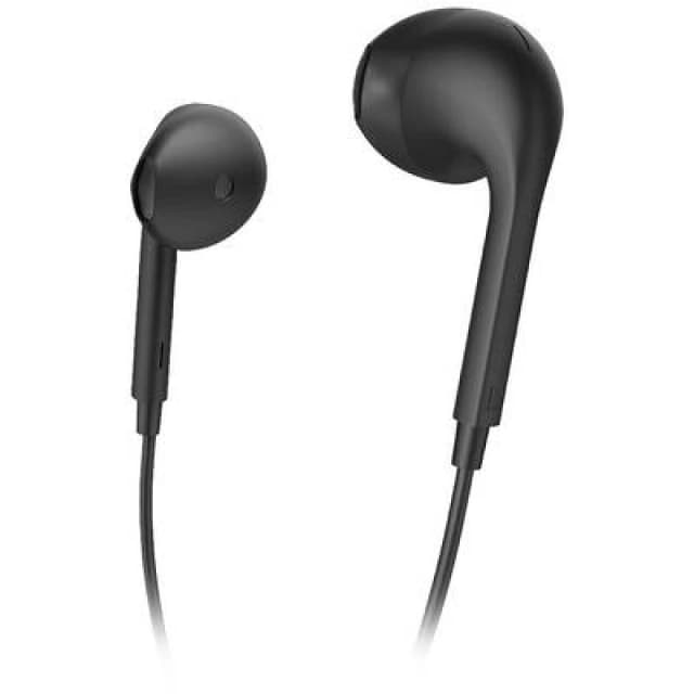 Hama Hama Hi-Fi In-ear headphones Corded (1075100) Stereo Black Volume control 00184157