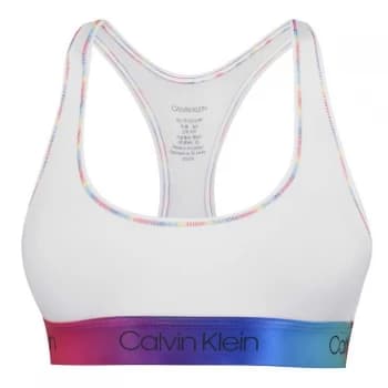 Calvin Klein Underlined Bralet - White Pride WB