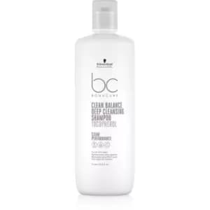 Schwarzkopf Professional BC Bonacure Clean Balance Deep Cleanse Clarifying Shampoo 1000 ml