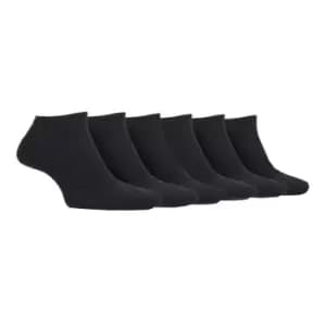 Jeep 6 Pack Trainer Socks Ladies - Black
