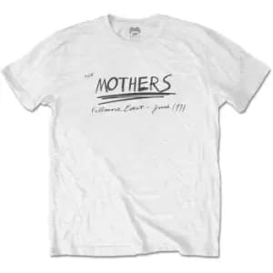 Frank Zappa - Filmore East Unisex XX-Large T-Shirt - White