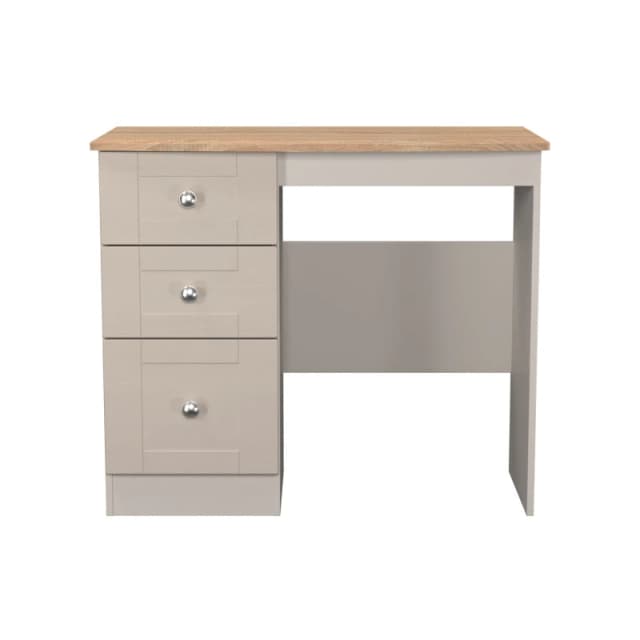 Welcome Furniture Ready Assembled Sussex Vanity In Kashmir Ash & Bardolino Oak, Cream SUS031KABO