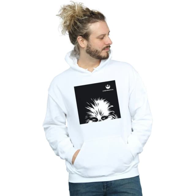 Star Wars Star Wars Men Chewbacca Look Hoodie in White Size: Small White S Male 5057955001380