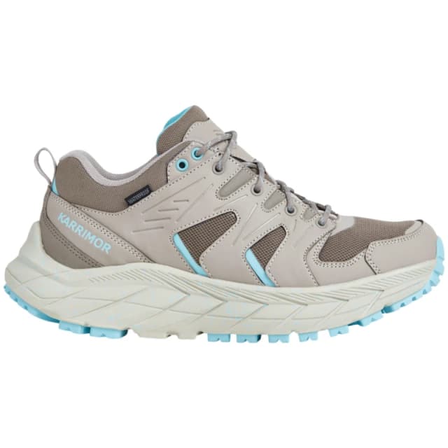 Karrimor Womens Waterproof Hiking Shoes Taupe/Teal female 4 (37)