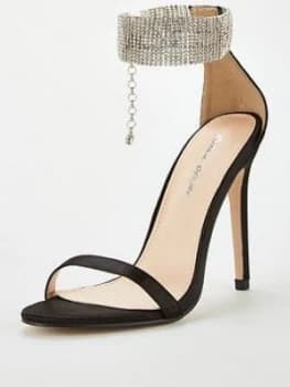 Public Desire Glamorous Heeled Sandal - Black