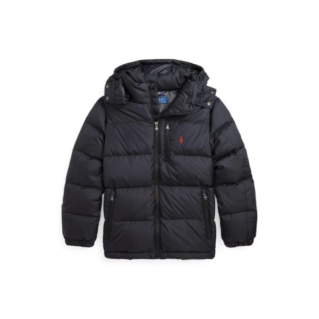 Polo Ralph Lauren Kids Insulated Medium Puffer Jacket Polo Black male 7Y/S