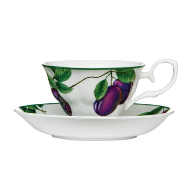 Premier Housewares Orchard Fruits Sugar Plum Cup And Saucer Multi