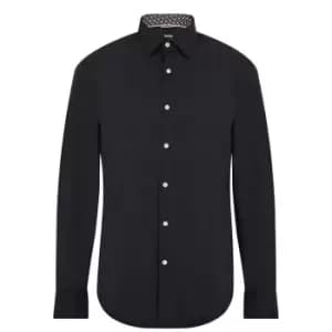 Boss Plain Shirt Mens - Black